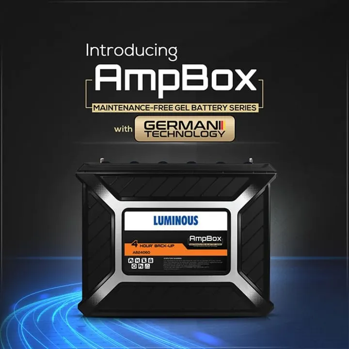 Luminous AmpBox Gel Battery AB24060 battery